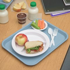 CT101459 Cafe® Fast Food Cafeteria Tray 10" x 14" - Slate Blue