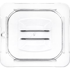 10310U07 StorPlus™ Polycarbonate Handled Universal Lid 1/6 Size - Clear