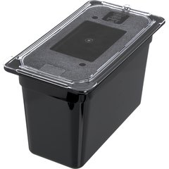 10276U07 StorPlus™ Polycarbonate Flat Universal Lid 1/3 Size - Clear