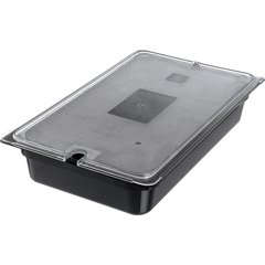 10201B03 StorPlus™ Polycarbonate Food Pan Full-Size, 4" Deep - Black