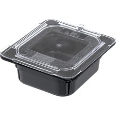 10316U07 StorPlus™ Polycarbonate Flat Universal Lid 1/6 Size - Clear
