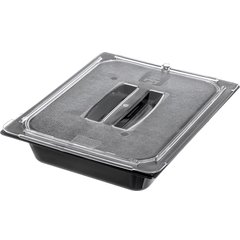 10230U07 StorPlus™ Polycarbonate Handled Universal Lid 1/2 Size - Clear