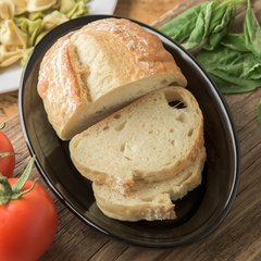 4356303 Dallas Ware® Melamine Oval Platter Tray 9.25" x 6.25" - Black