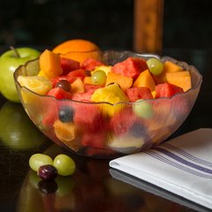 690907 Petal Mist® Bowl 2.4 qt, 9" - Clear