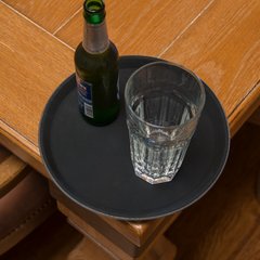 1100GL004 GripLite® Round Tray 11" - Black