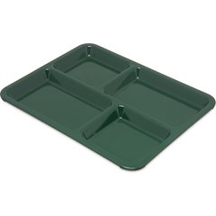 Beige, 5-Compartment Polycarbonate Cafeteria Trays, 24/PK – DEI Equipment