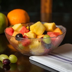 690807 Petal Mist® Bowl 1.3 qt, 7-7/16" - Clear