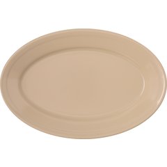 43563-825 Dallas Ware® Melamine Oval Platter Tray 9.25" x 6.25" - Cash & Carry (12/st) - Tan