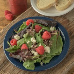 4350335 Dallas Ware® Melamine Salad Plate 7.25" - Café Blue