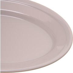4356342 Dallas Ware® Melamine Oval Platter Tray 9.25" x 6.25" - Bone