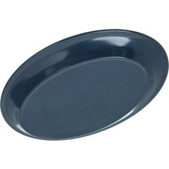 4356035 Dallas Ware® Melamine Oval Platter Tray 12" x 8.5" - Café Blue