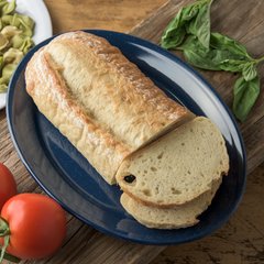 4356035 Dallas Ware® Melamine Oval Platter Tray 12" x 8.5" - Café Blue