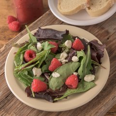 4350325 Dallas Ware® Melamine Salad Plate 7.25" - Tan