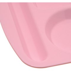 586500 Left-Hand Economy 6-Compartment Melamine Tray 10" x 14" - Variegated