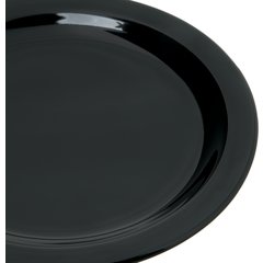 4350303 Dallas Ware® Melamine Salad Plate 7.25" - Black