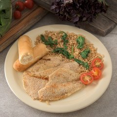 4350025 Dallas Ware® Melamine Dinner Plate 10.25" - Tan