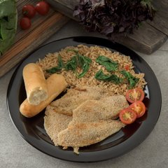 4350003 Dallas Ware® Melamine Dinner Plate 10.25" - Black