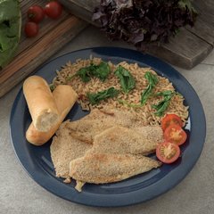 4350035 Dallas Ware® Melamine Dinner Plate 10.25" - Café Blue