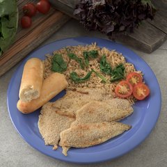 4350014 Dallas Ware® Melamine Dinner Plate 10.25" - Ocean Blue