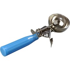 60300-16 Stainless Steel Disher Scoop #16 Size 2.75 oz - Blue