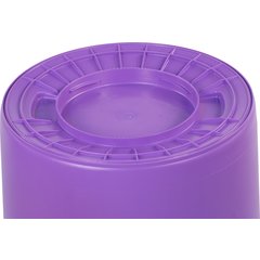 34104489 Bronco™ Round Waste Bin Trash Container 44 Gallon - Purple