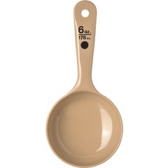 433006 Measure Miser® Solid Short Handle 6 oz - Beige