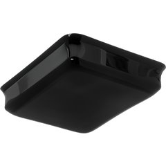 882103 Rectangular Crock 10 lb 12-1/8" x 10-5/32" - Black