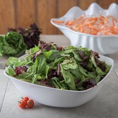 3336202 Square Flared Bowl 8qt,14" - White