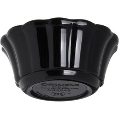 4394303 Melamine Scalloped Ramekin 2 oz - Black