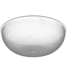 721507 Round Pebbled Bowl 11 qt - Clear