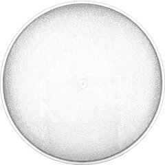 721507 Round Pebbled Bowl 11 qt - Clear