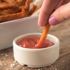 41042 Melamine Straight-Sided Ramekin 2 oz - Bone