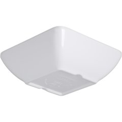 086002 Melamine Square Ramekin 2 oz - White
