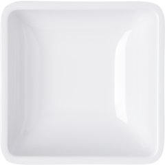 086002 Melamine Square Ramekin 2 oz - White
