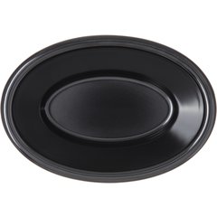 S31403 Melamine Smooth Oval Ramekin 4 oz - Black