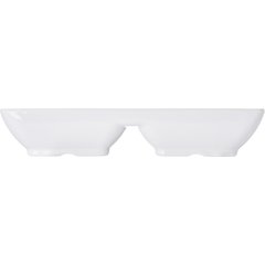 086202 Melamine Double Square Ramekin 2 oz Per Square - White