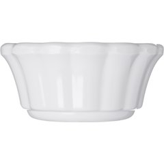 4394402 Melamine Scalloped Ramekin 3 oz - White