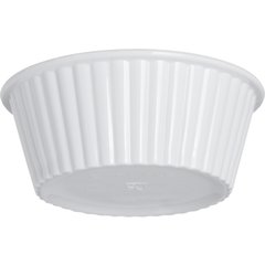 084402 SAN Fluted Ramekin 2 oz - White
