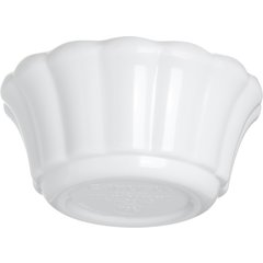 4394302 Melamine Scalloped Ramekin 2 oz - White