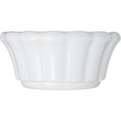 4394302 Melamine Scalloped Ramekin 2 oz - White