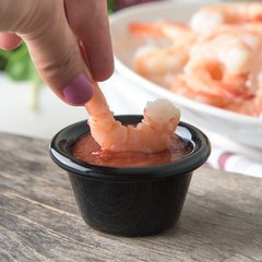 4312203 SAN Smooth Ramekin 2 oz - Black