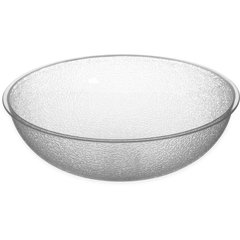 721207 Round Pebbled Bowl 5.5 qt - Clear