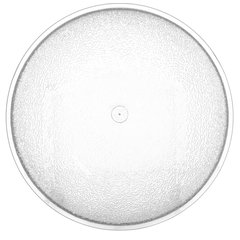 721207 Round Pebbled Bowl 5.5 qt - Clear