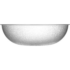 721207 Round Pebbled Bowl 5.5 qt - Clear