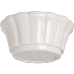 4394242 Melamine Scalloped Ramekin 1 oz - Bone