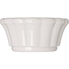 4394242 Melamine Scalloped Ramekin 1 oz - Bone