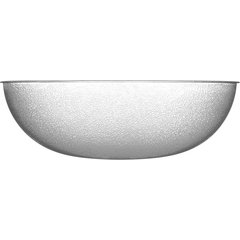 722307 Round Pebbled Bowl 33 qt - Clear