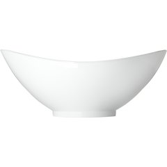 041102 Bowl 13-3/4" x 9-3/8" - White