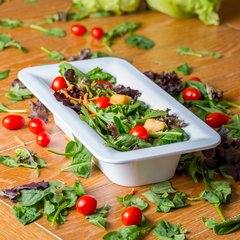 4446202 Designer Displayware™ Third Size Food Pan 2-1/2" - White