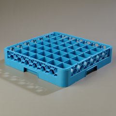 RG4914 OptiClean™ 49-Compartment Divided Glass Rack 3.25 - Carlisle Blue